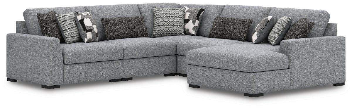 Bealton 5-Piece Sectional with Chaise Next-Gen Nuvella™ Performance Fabric