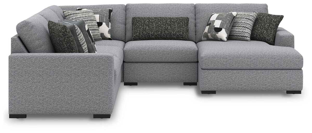 Bealton 5-Piece Sectional with Chaise Next-Gen Nuvella™ Performance Fabric