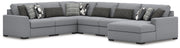 Bealton 6-Piece Sectional with Chaise Next-Gen Nuvella™ Performance Fabric