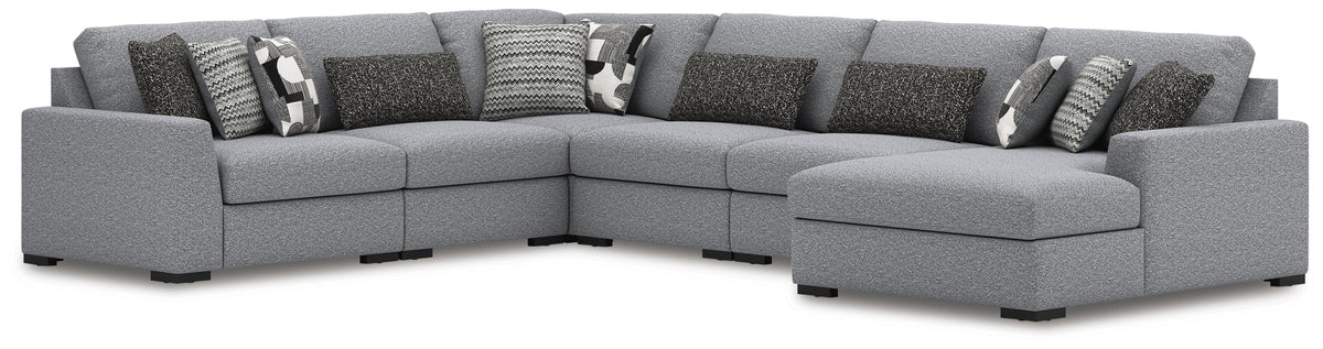 Bealton 6-Piece Sectional with Chaise Next-Gen Nuvella™ Performance Fabric