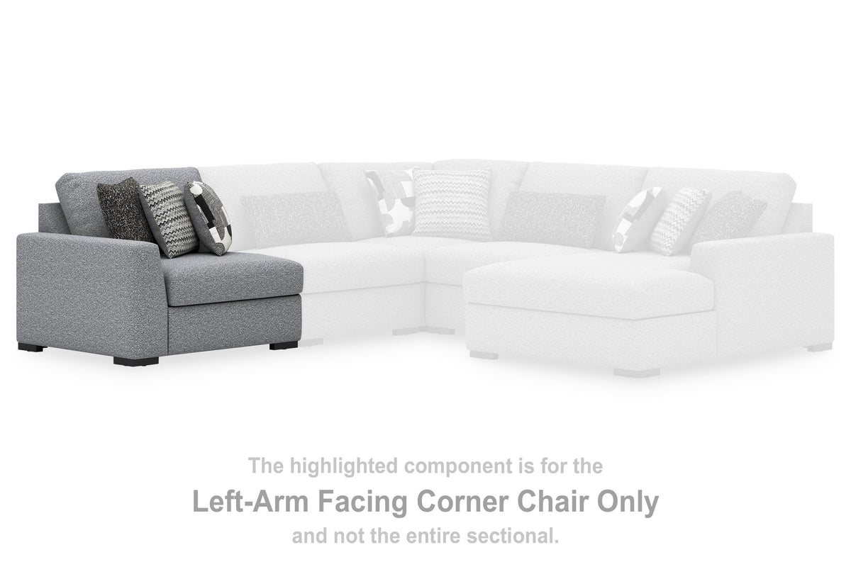 Bealton LAF Corner Chair Next-Gen Nuvella™ Performance Fabric