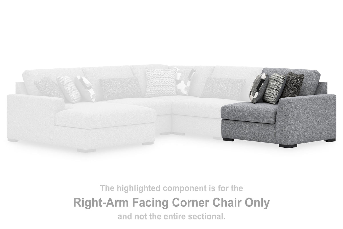Bealton RAF Corner Chair Next-Gen Nuvella™ Performance Fabric
