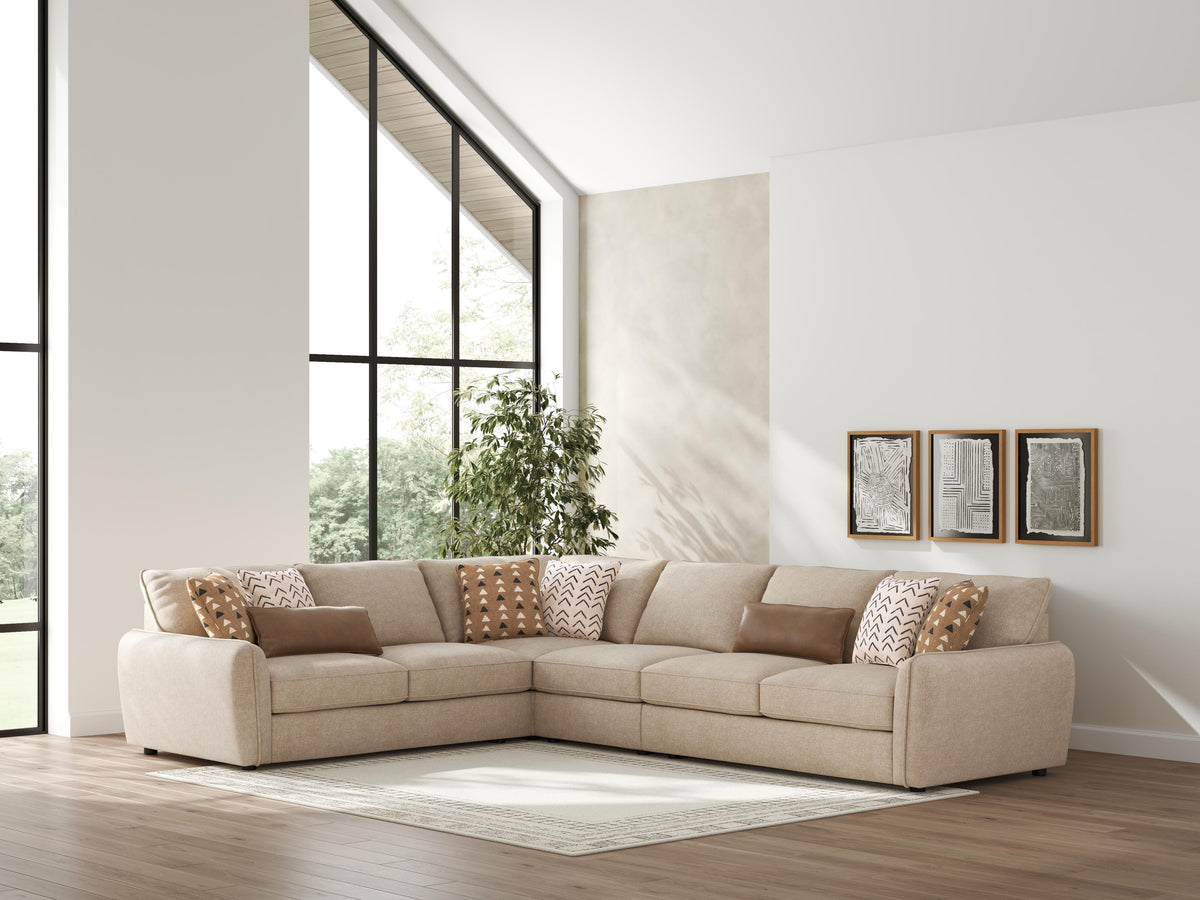 Seyler 4-Piece Sectional Chenille