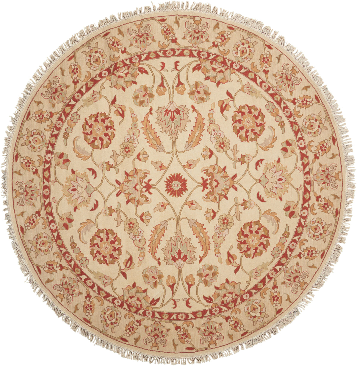 Nourmak S187 Beige Rug - Round