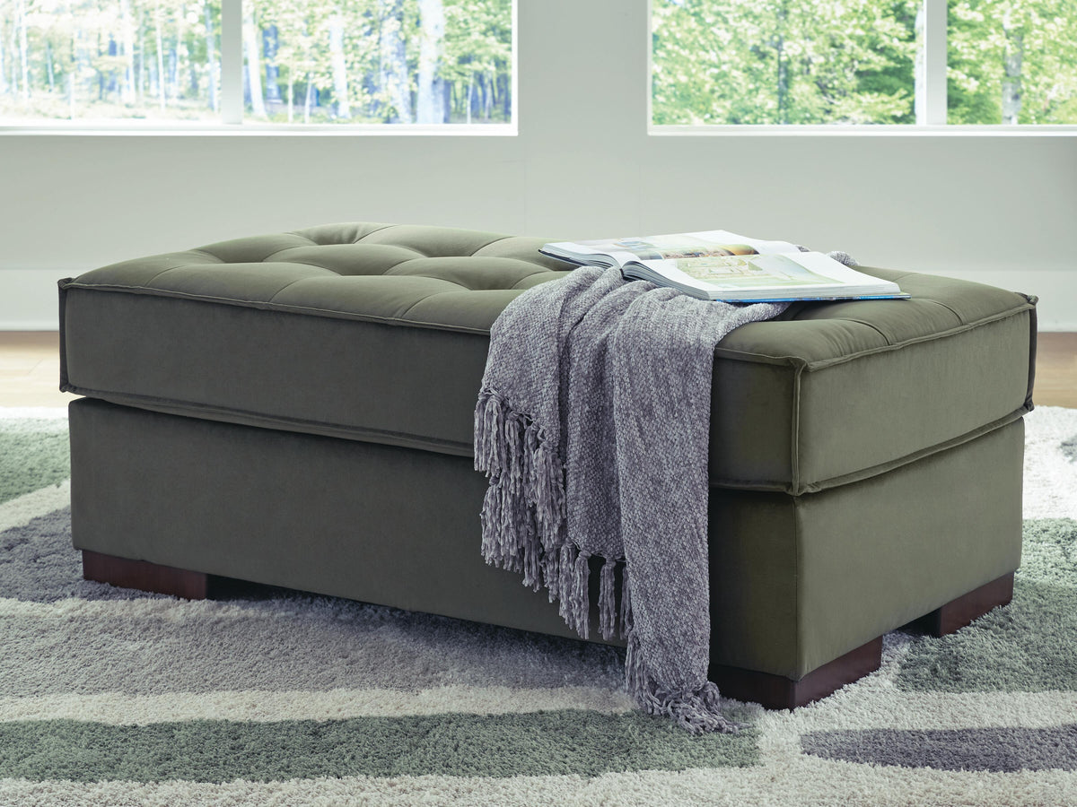 Caspian-Town Oversized Accent Ottoman Velvet
