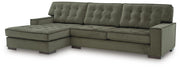 Caspian-Town 2-Piece Sectional with Chaise Velvet