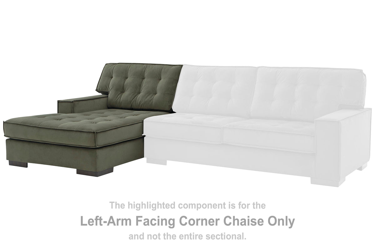 Caspian-Town LAF Corner Chaise Velvet