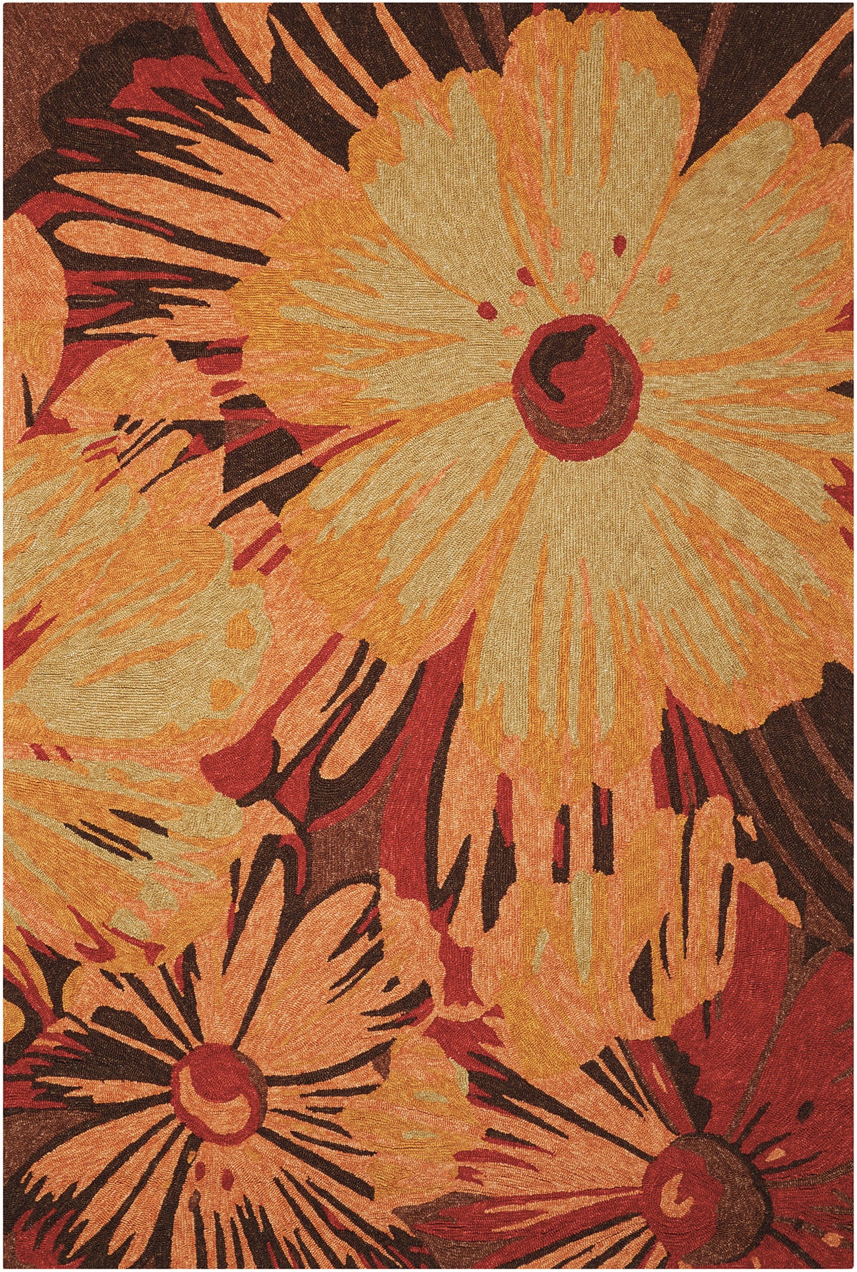 South Beach SOU19 Multicolor Rug - Rectangle