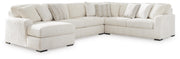 Chessington 4-Piece Sectional with Chaise Chenille