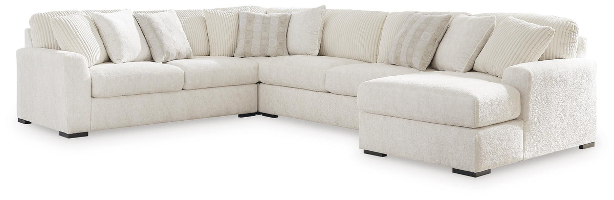 Chessington 4-Piece Sectional with Chaise Chenille