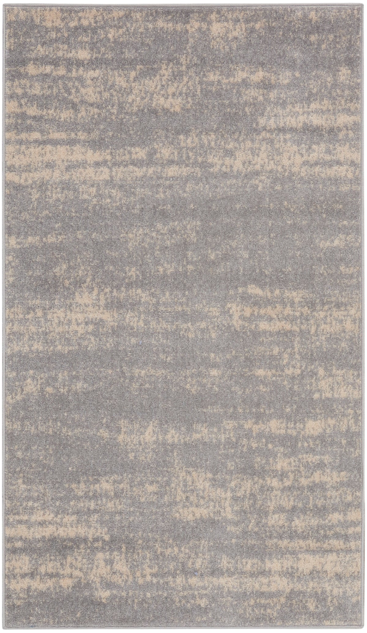 Nourison Essentials NRE03 Grey Beige Rug - Rectangle