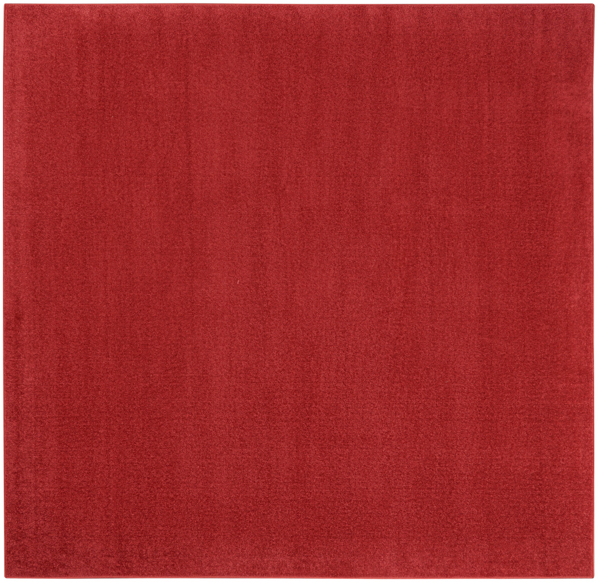 Nourison Essentials NRE01 Brick Red Rug - Square