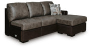 Castille Way RAF Sofa Chaise Faux Leather