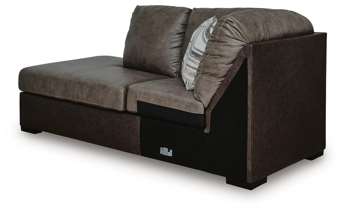 Castille Way LAF Corner Chaise Faux Leather