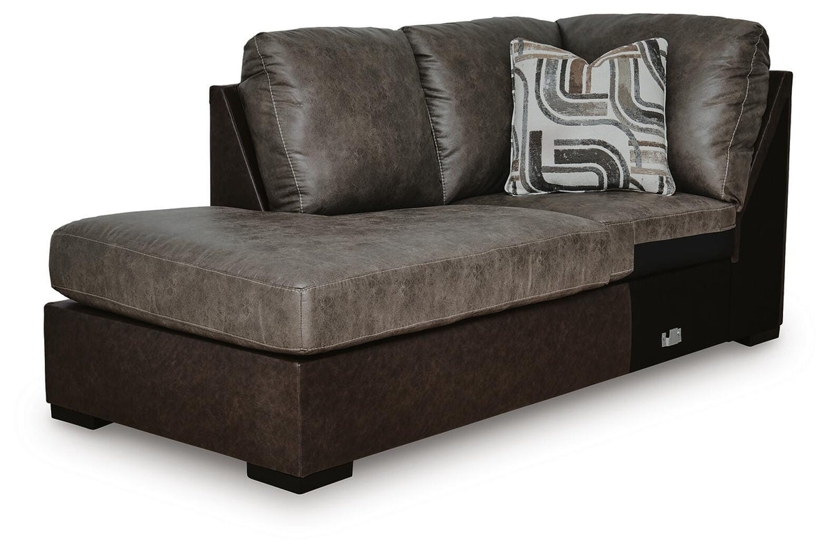 Castille Way LAF Corner Chaise Faux Leather