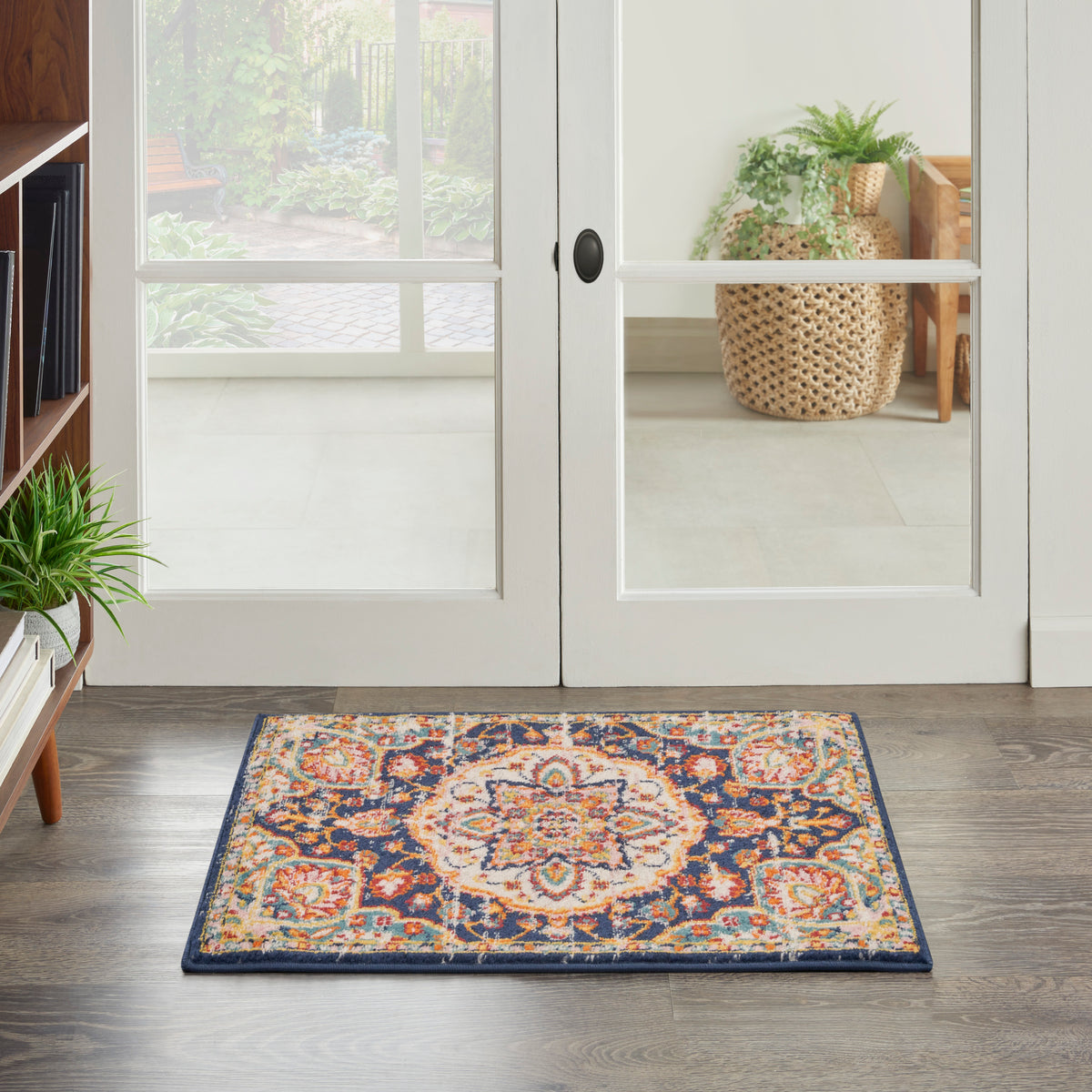 Passion PSN22 Navy Multicolor Rug - room scene