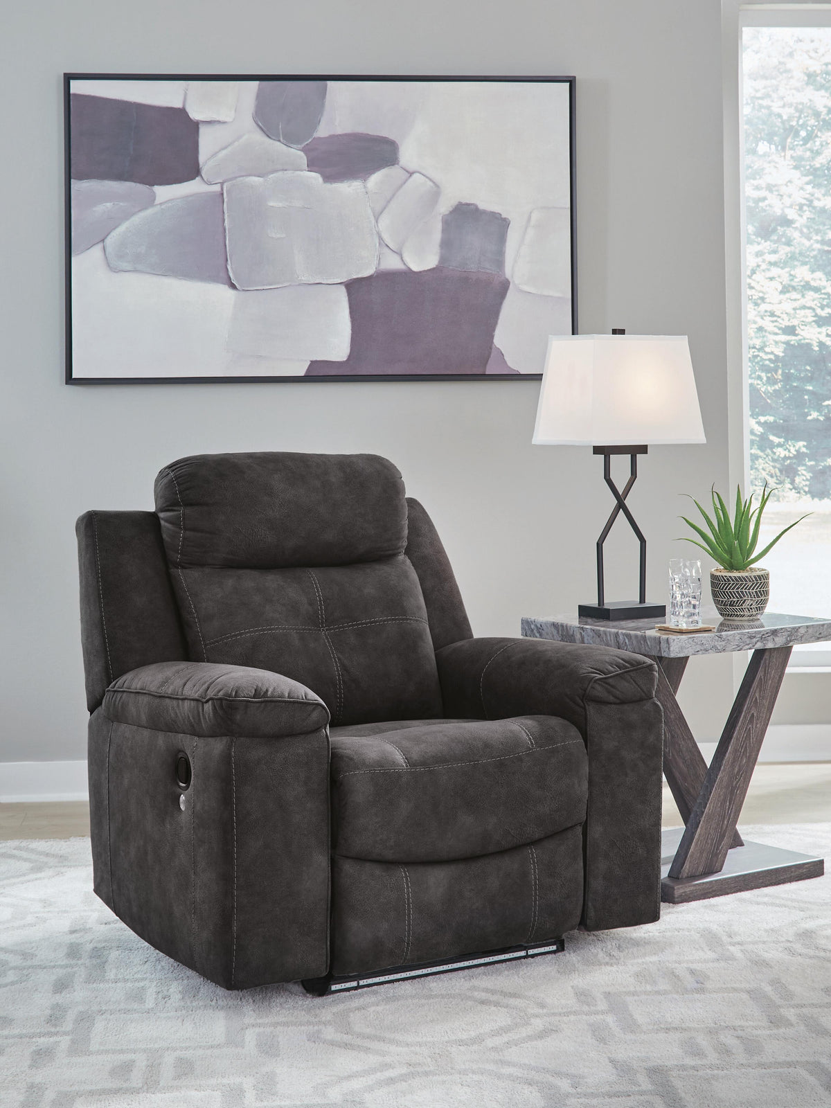 Brysonview Zero Wall Recliner Faux Leather
