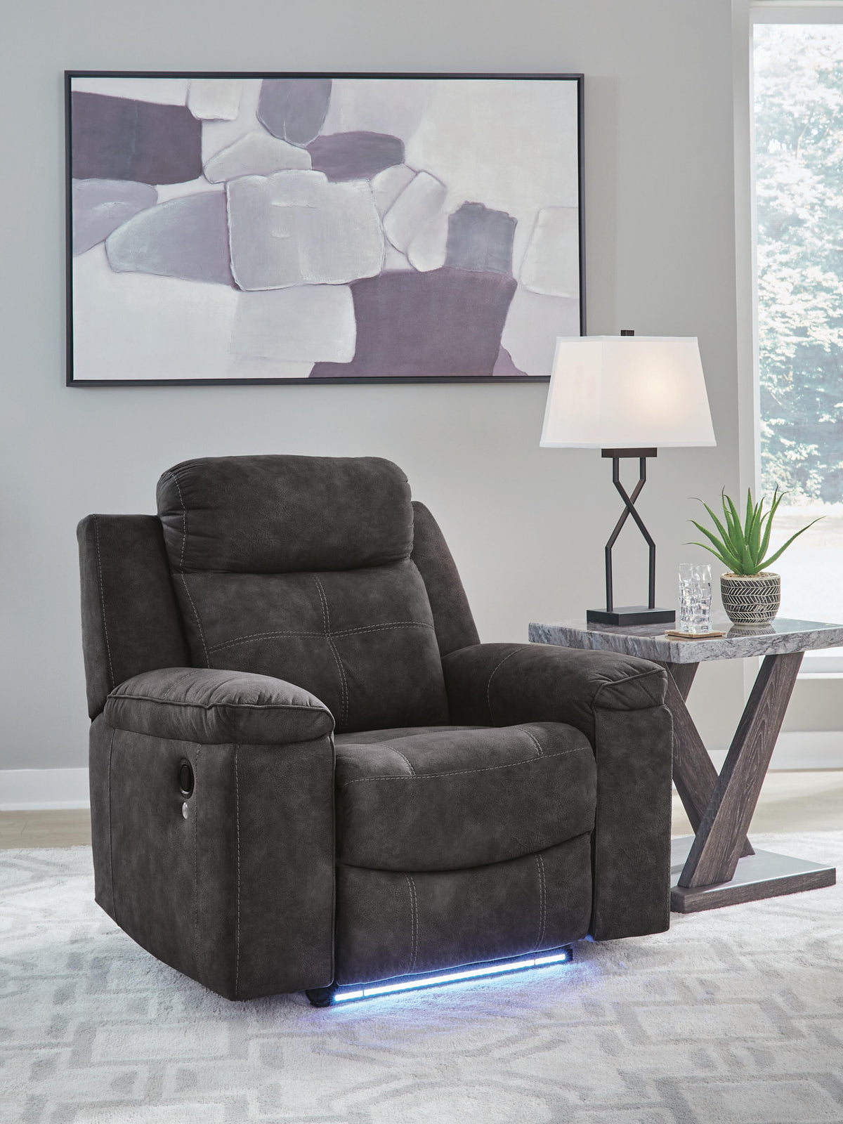 Brysonview Zero Wall Recliner Faux Leather