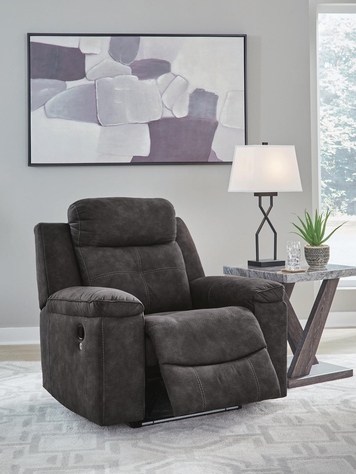 Brysonview Zero Wall Recliner Faux Leather