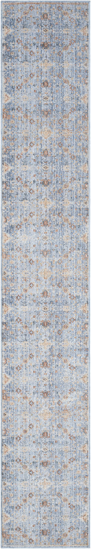 Elegant Heirlooms ELH02 Blue Ivory Rug - Runner