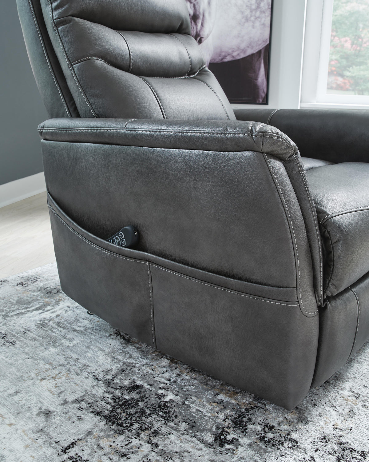 Strawbill Power Lift Recliner Faux Leather