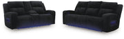 Belvarrow Power Reclining Sofa and Loveseat