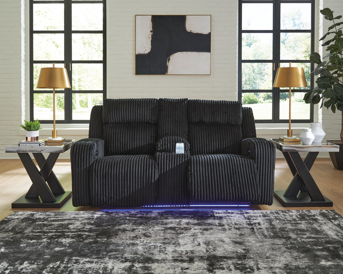 Belvarrow Power Reclining Sofa and Loveseat