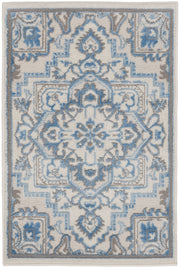 Elation ETN10 Ivory Blue Rug - Rectangle