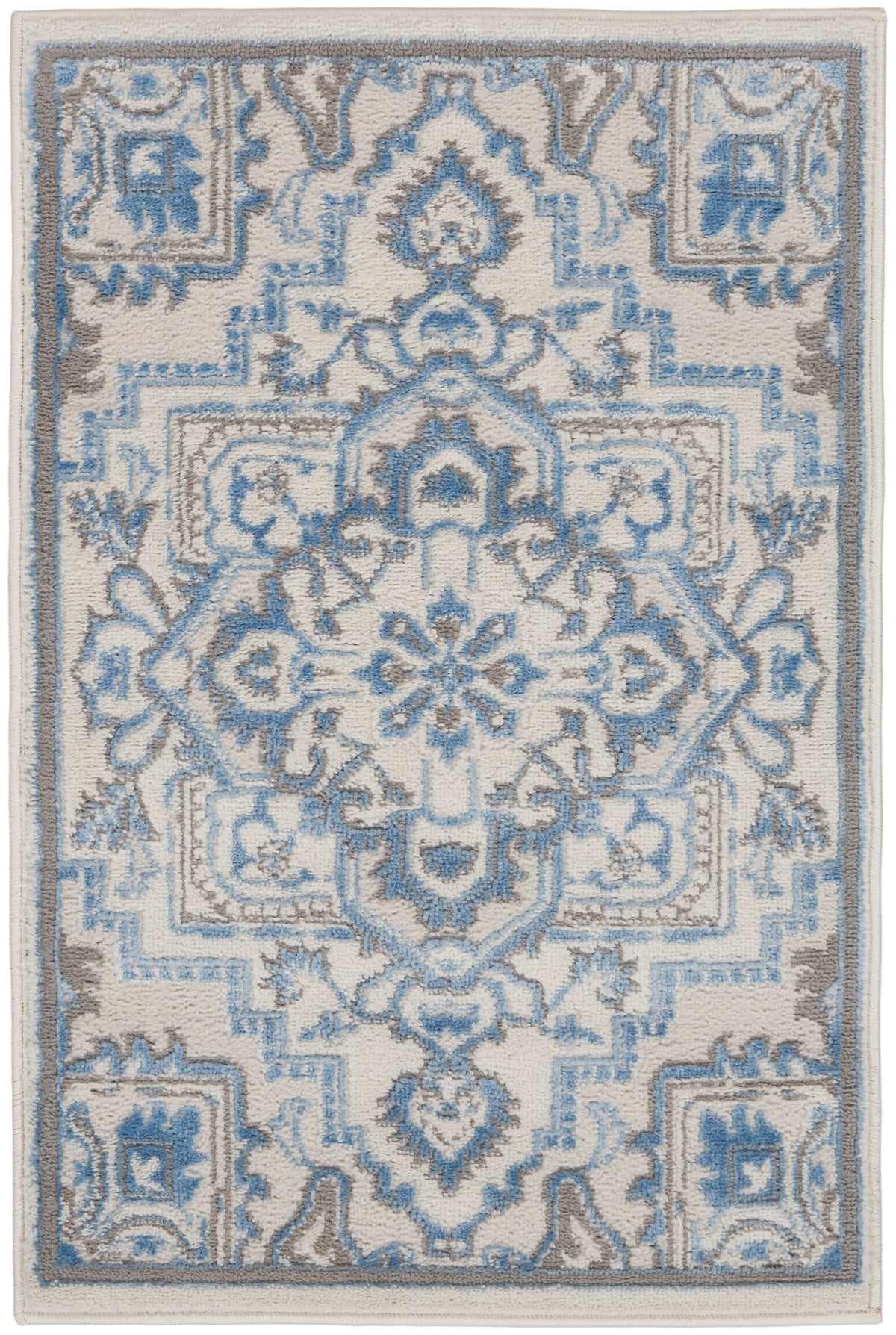 Elation ETN10 Ivory Blue Rug - Rectangle