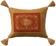 Vintage Pillow VAN13 Rust 14" x 18" Throw Pillows