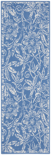 Whimsicle WHS05 Blue Rug - Runner