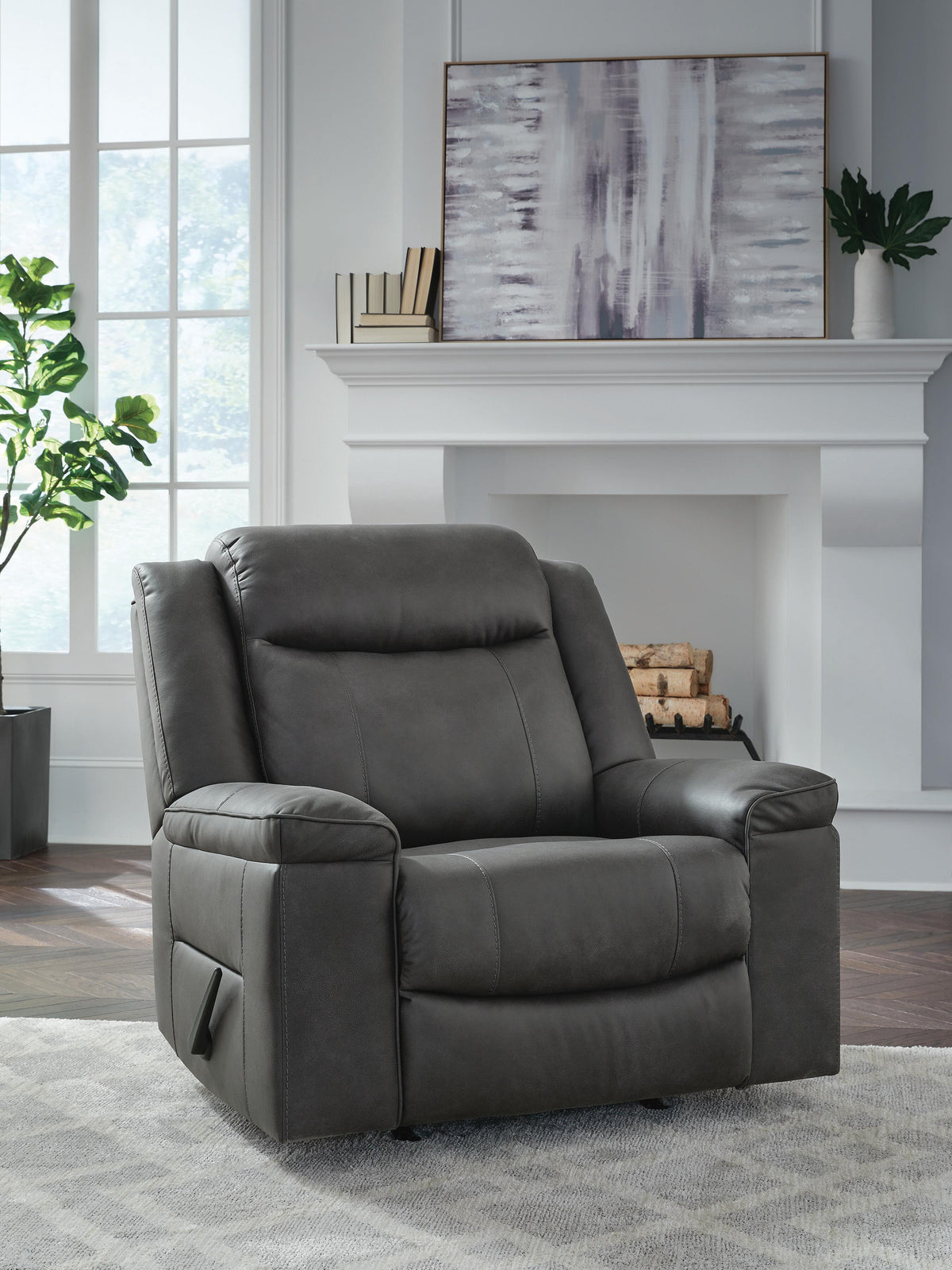 Status Check Rocker Recliner Faux Leather