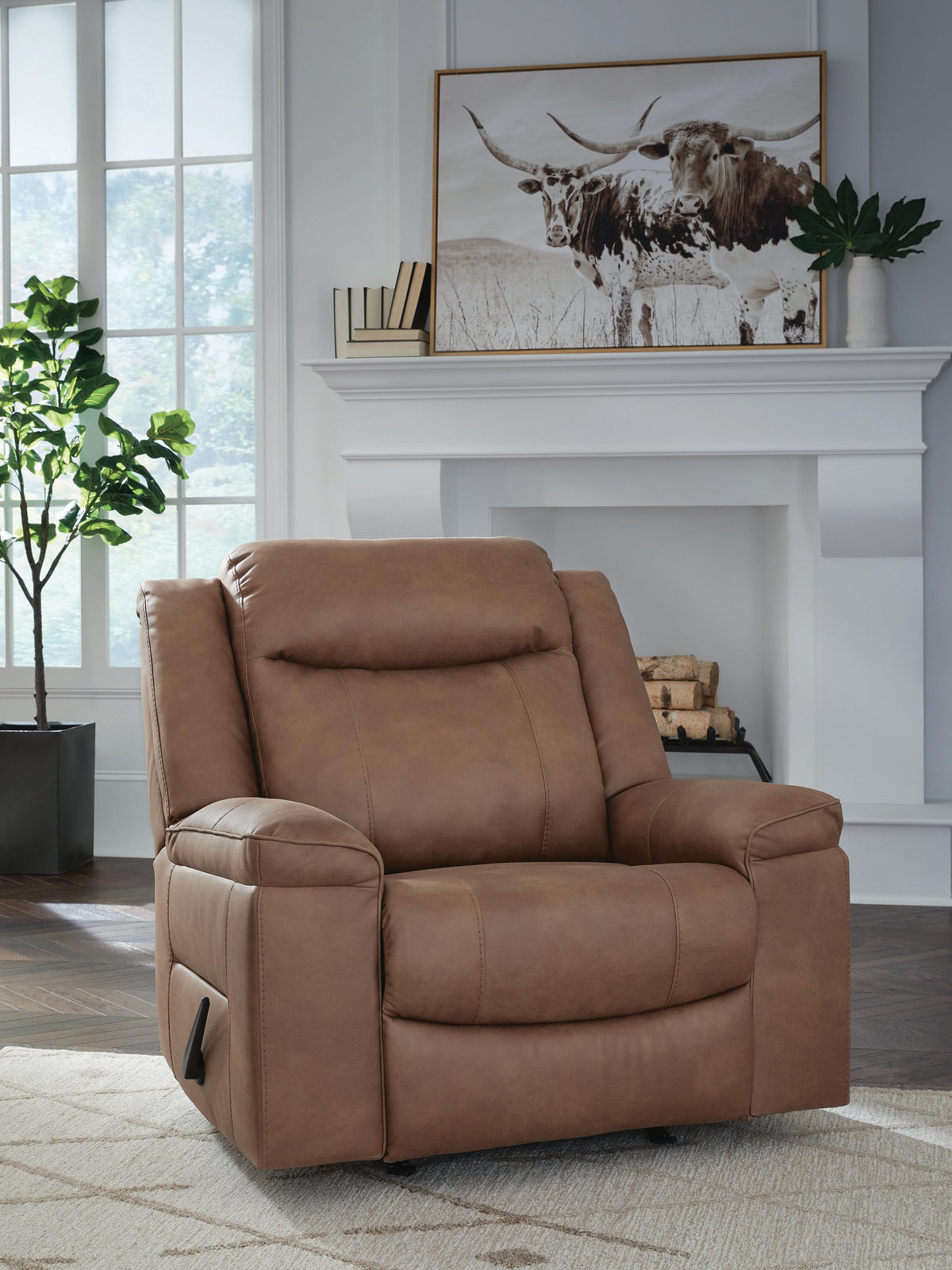Status Check Rocker Recliner Faux Leather