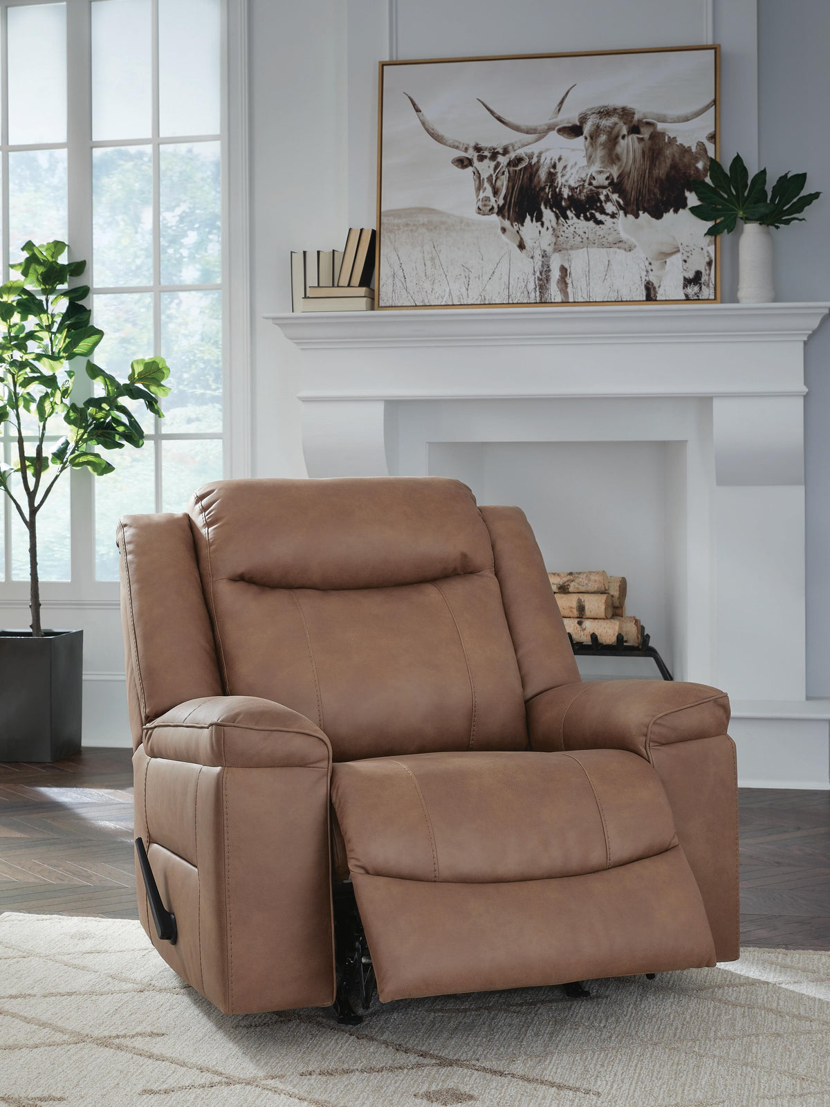 Status Check Rocker Recliner Faux Leather