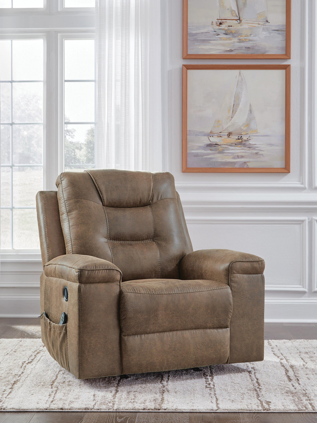 Stockworth Rocker Recliner Faux Leather
