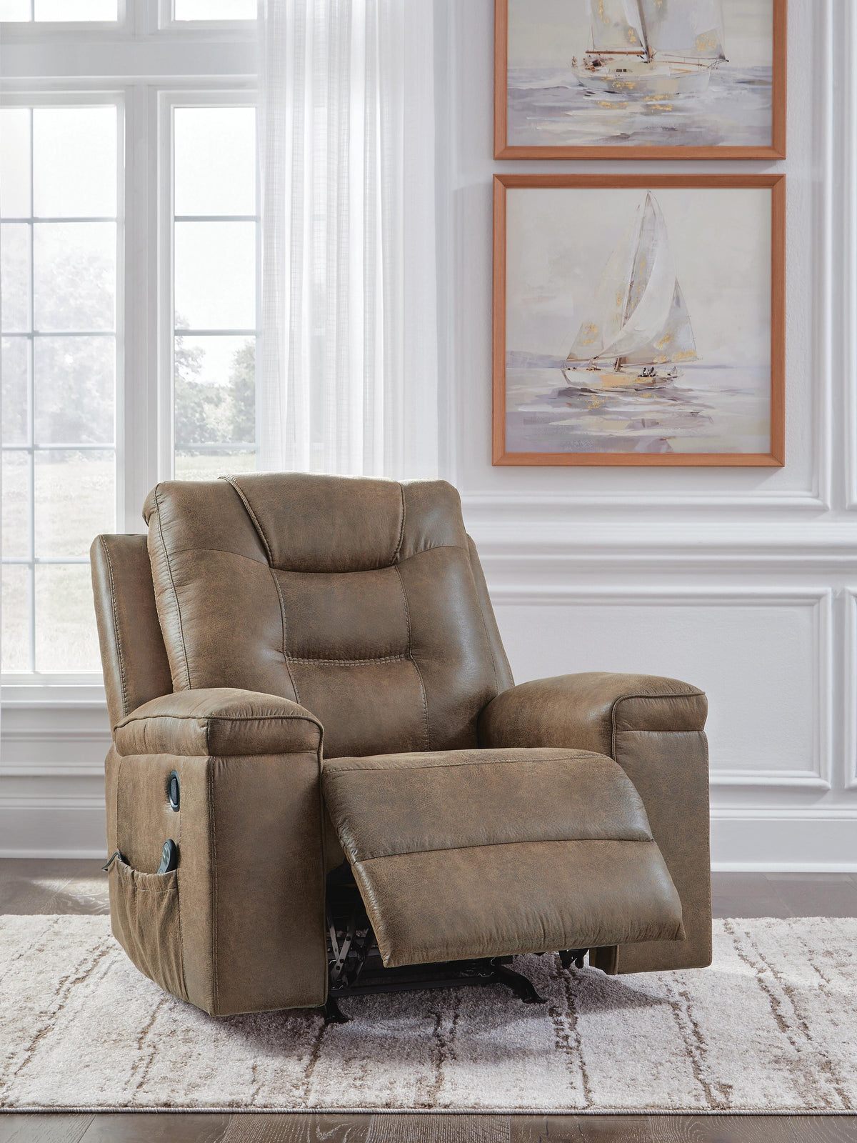 Stockworth Rocker Recliner Faux Leather