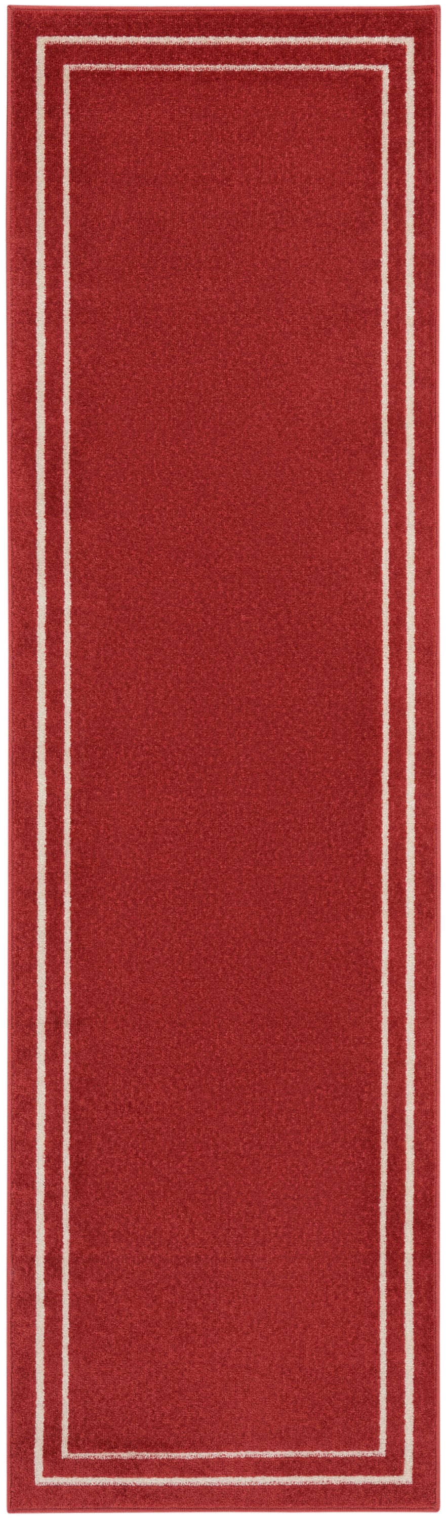 Nourison Essentials NRE02 Brick Ivory Rug - Runner