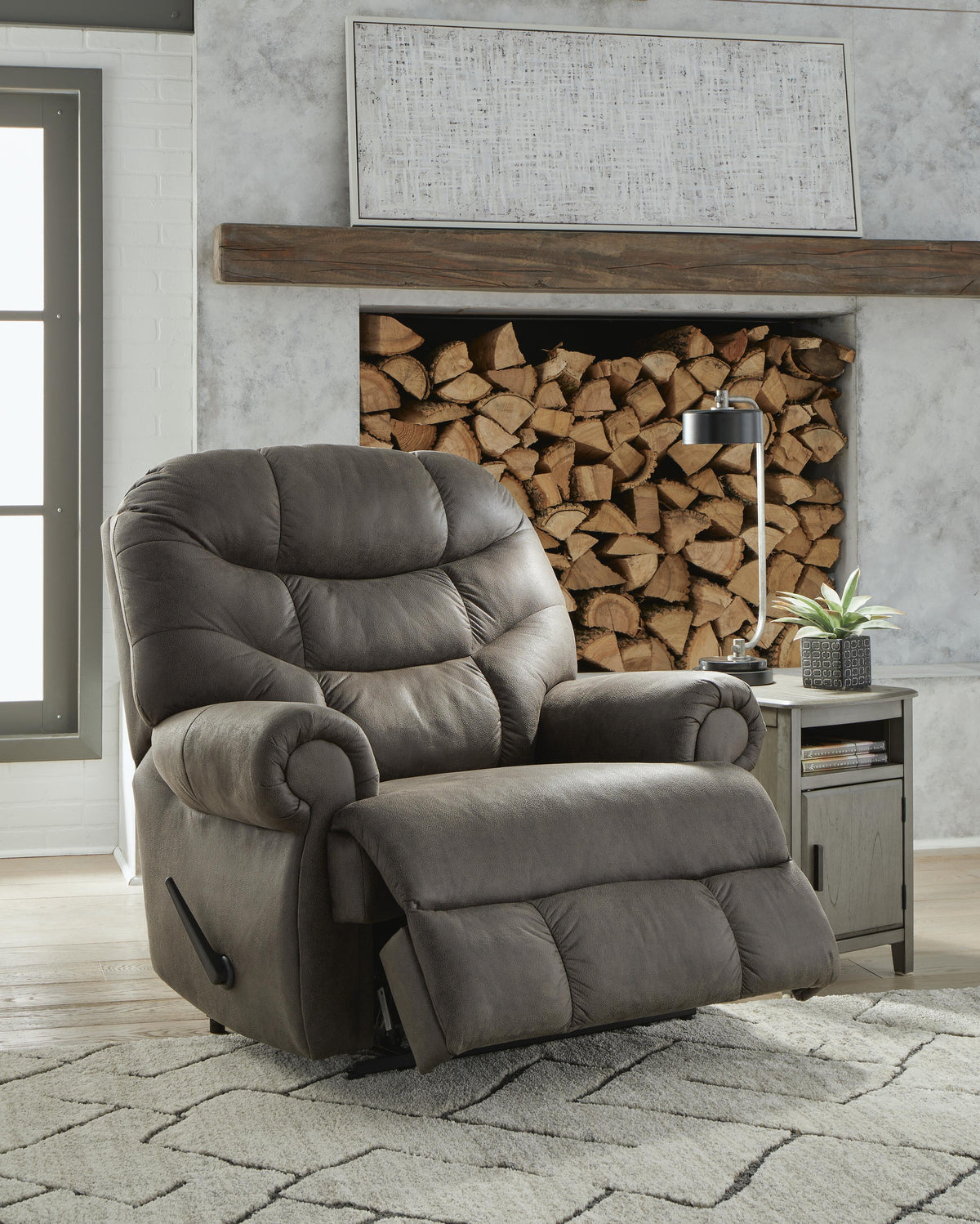 Camera Time Zero Wall Recliner Faux Leather