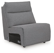 Modmax II Armless Chair Next-Gen Nuvella™ - Salt and Pepper