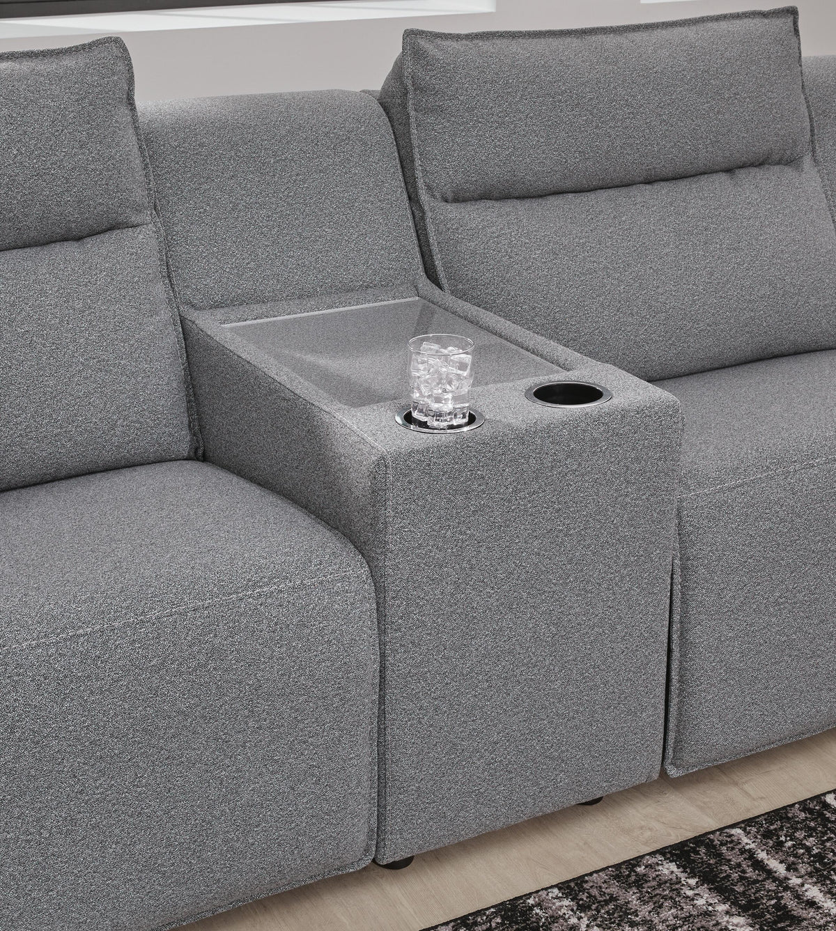 Modmax II 6-Piece Power Reclining Sectional with Console Next-Gen Nuvella™