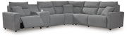 Modmax II 6-Piece Reclining Sectional with Console Next-Gen Nuvella™