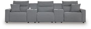 Modmax II 5-Piece Power Reclining Sectional with Consoles Next-Gen Nuvella™