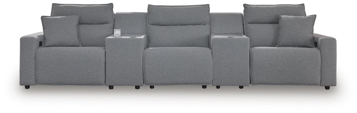 Modmax II 5-Piece Power Reclining Sectional with Consoles Next-Gen Nuvella™