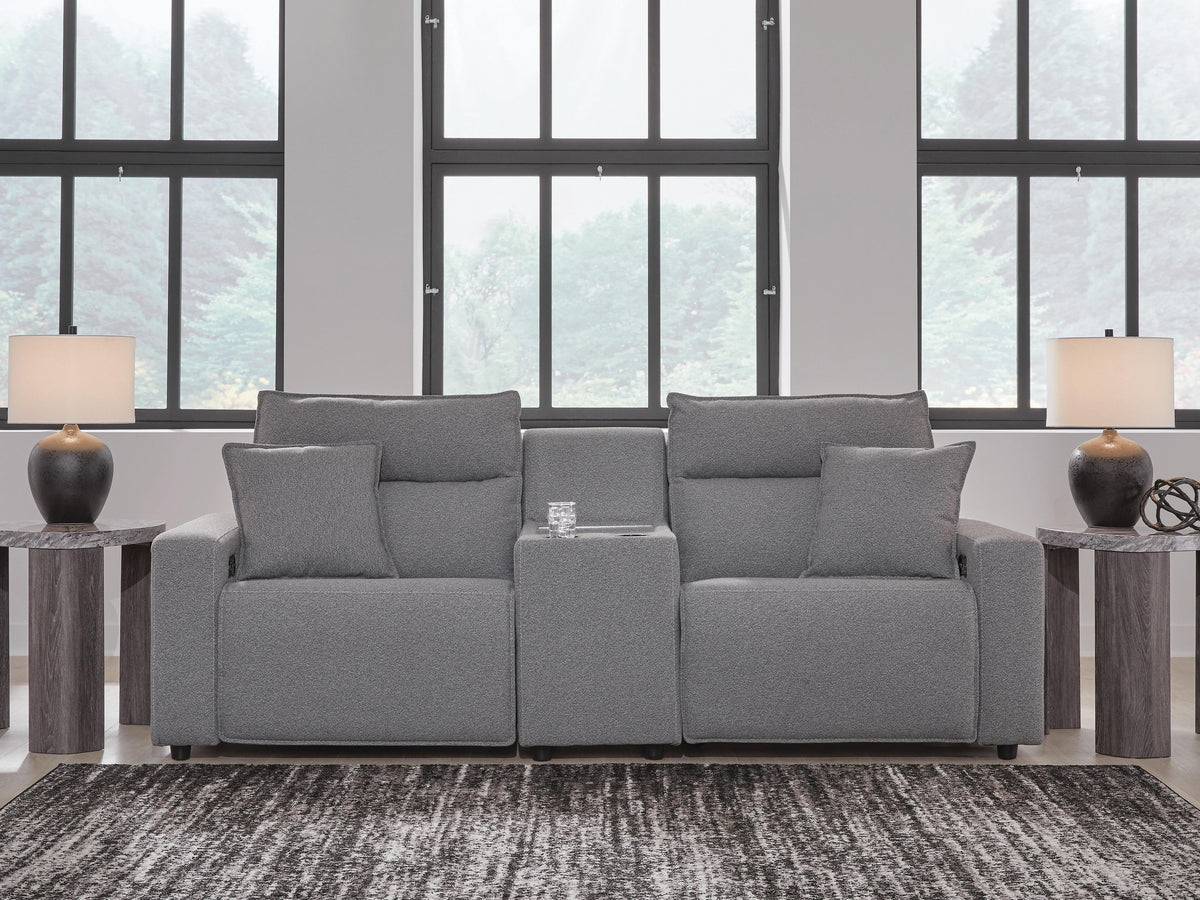 Modmax II 3-Piece Power Reclining Sectional with Console Next-Gen Nuvella™