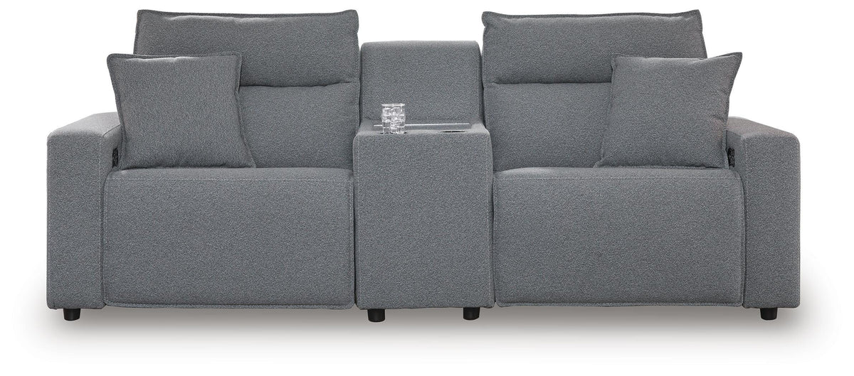 Modmax II 3-Piece Power Reclining Sectional with Console Next-Gen Nuvella™