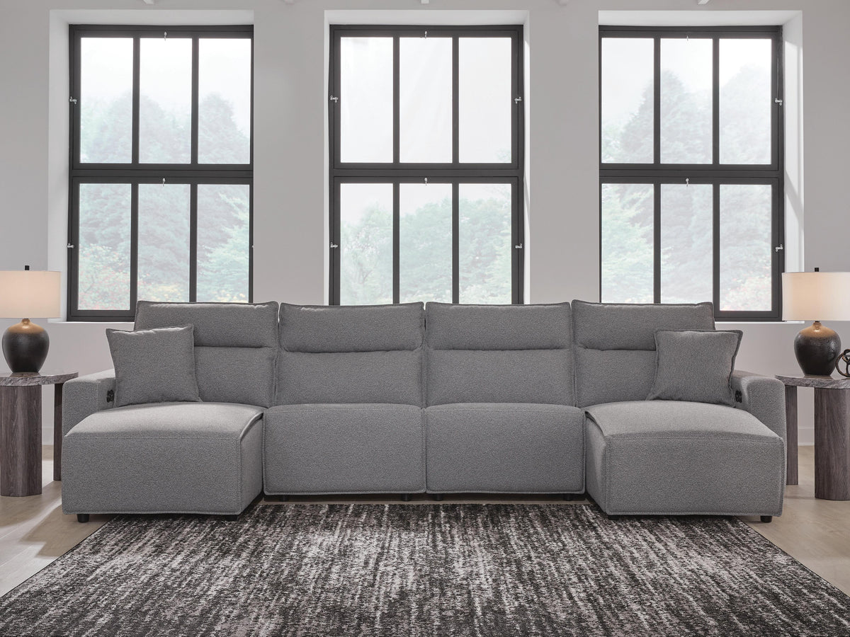 Modmax II 4-Piece Power Reclining Sectional with Chaise Next-Gen Nuvella™