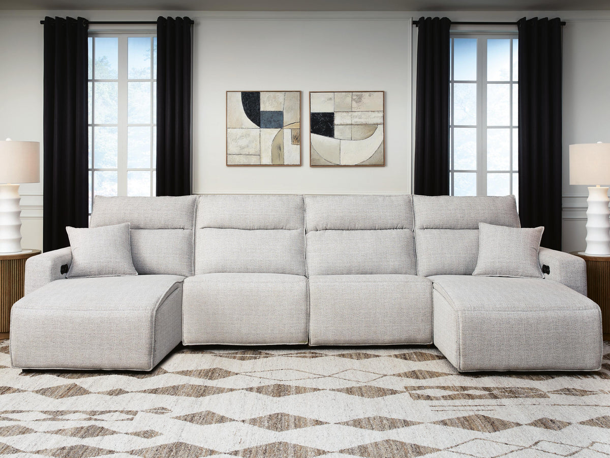 Modmax II 4-Piece Reclining Sectional with Double Chaise