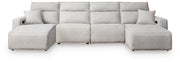 Modmax II 4-Piece Reclining Sectional with Double Chaise