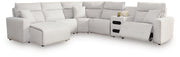 Modmax II 6-Piece Reclining Sectional with Chaise and Audio Console