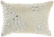 Sofia Z5000 Silver 10" x 14" Throw Pillows